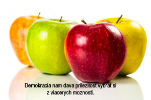 demokracia jablko
